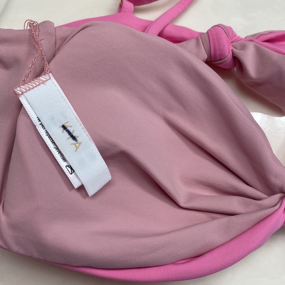 (A21) NEW Kya Reversible Knot pink/mauve Bikini Top ONLY, Size Medium, NWOT - Picture 8 of 10
